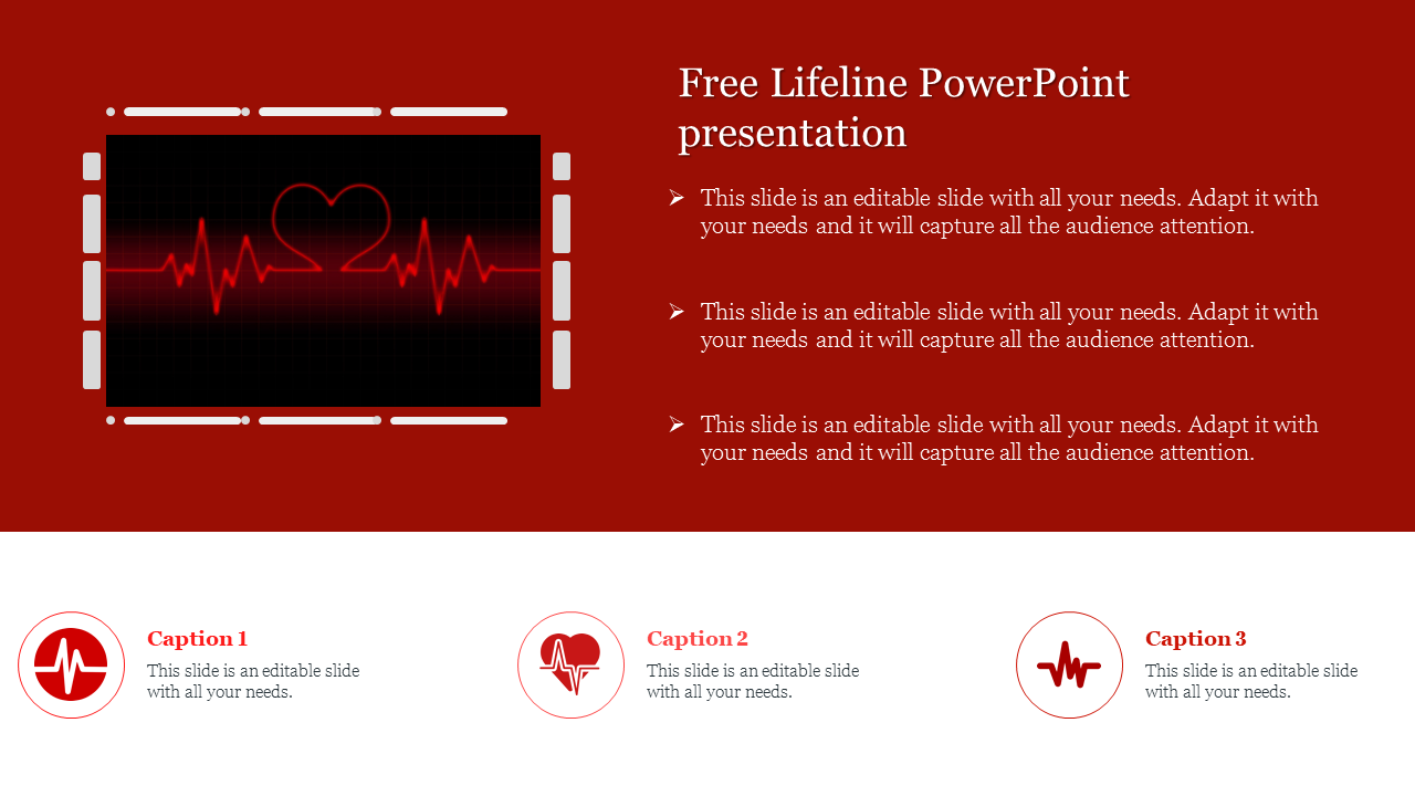 Free - Get Lifeline PowerPoint Presentation Template Designs